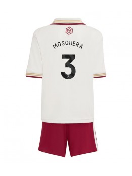 Arsenal Cristhian Mosquera #3 Replika Tredje Kläder Barn 2025-26 Kortärmad (+ byxor)
